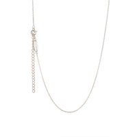 Adjustable Children's necklace silver - high-top pendant