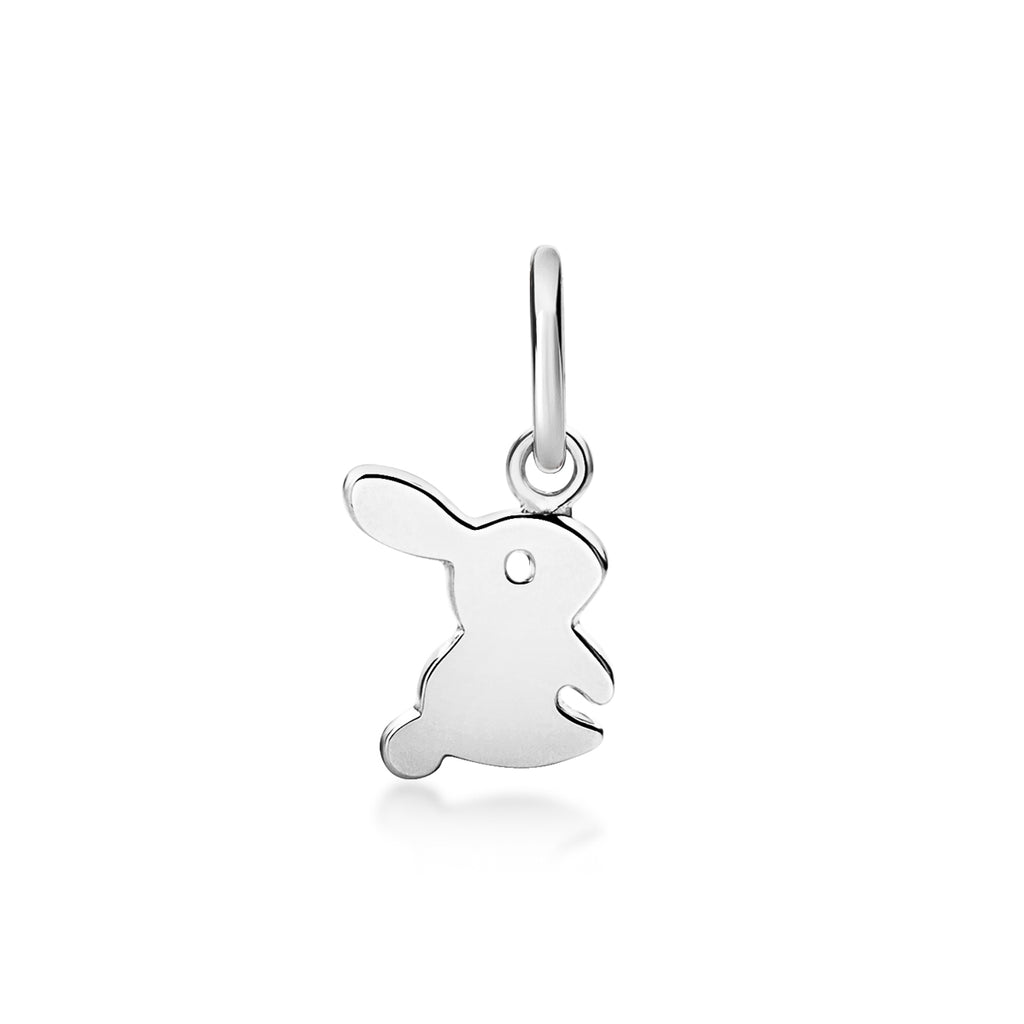 Children's Bunny sterling silver Pendant - Girl's jewellery